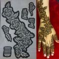 Mehandi stickers for girls hands, mehandi stencils, arabic mehendi sticker,. 