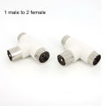 RF TV male to Male Female to Female Plug Jack socket cable Connector Converter for Antennas TV Aerial Coaxial Adapter Coax P1. 