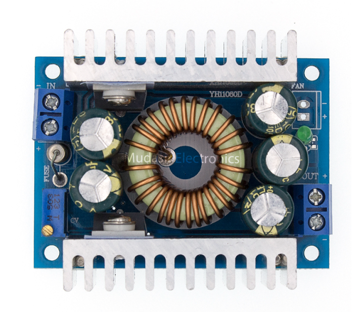 DC-DC 200W 12A Constant Current Adjustable Step Down Module Buck Converter DC 5-40V Power Voltage Board Short Circuit Protection Voltage Regulator for Car