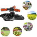Adjustable 360 Degree 3-arm Rotating Sprinklers Grass Lawn Automatic Watering Nozzles Garden Agriculture Irrigation Device. 