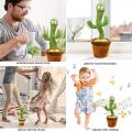 Dancing Cactus Toy Electronic Shake Dancing Toy with the Song Plush Cute Dancing Cactus Early Toy for Children. 