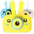 DAN TECHNOLOGY 1080P Kids Digital Camera | 12MP HD Children Camera , Neck Strap & Rabbit Silicone Case | Kids Video Camera with 5 Modes & 28 Cartoon Frames. 