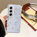 VRQR Shining Phone Case For Tecno Camon 40 Pro 4G 5G CM5 CM6 CM7 Fairy Full Screen Small Flower Soft Case with Hanging Rope. 