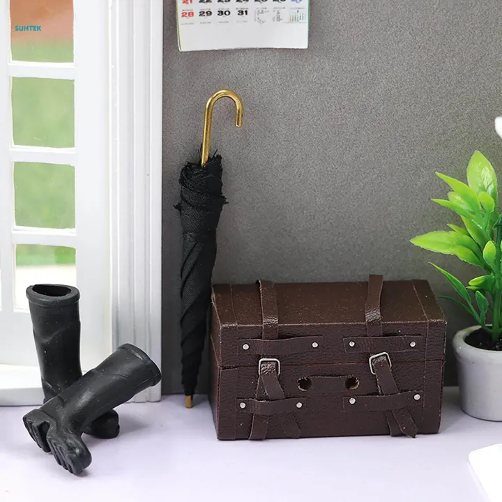 Dollhouse%20Travel%20Set%20Miniature%201:12%20Umbrella%20Luggage%20Play%20for%20Pretend%20Play%20-%20Image%209