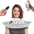 DIY Hair Cutting Cloak Umbrella Capes Apron Coat Salon Barber Stylist Cape Hair Barber Gown Cover Household Cleaning Protecter. 
