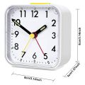 Alarm Clock Analog Silent No Ticking Alarm Clock Portable Alarm Clock. 