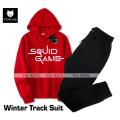 SQUID GAME Printed Tracksuit for _Unisex Winter Collection Thick & Fleece Febric Hoodie & Trouser for _Boys_&_Girls Gym Track Suit. 