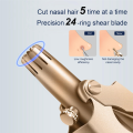 Nose Hair Trimmer Manual Waterproof Clippers for Men & Women, Smooth Trimming with Twelve Double-Edged Blades Easy to Use. 