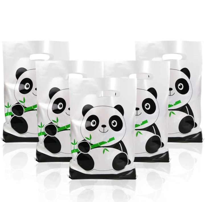 PANDA THEME GOODY BAGS PACK OF 10 PARTY FAVOR BAGS