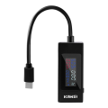 KWS-065C Type-C USB-C 4-30V Voltage Meter Timing Ammeter Digital Monitor Voltage Tester Current. 