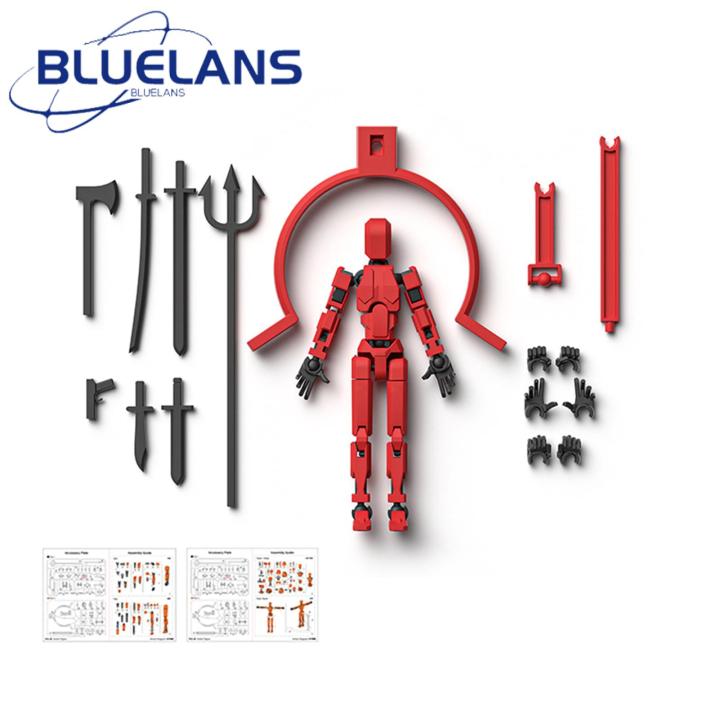 Magnetic Action Figure Diy Magnetic Robot Action Figure Set with Movable Joints 3d Printed Full Body Activity Toy for Gaming Buyers' Favorite Safe Magnetic Toy Action Figure