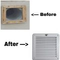 Classic Vent Ventilation Grille Cover 10 inch  For Wall Ceiling Mounted Vent Built-in Fly Screen Mesh for exhaust fan Bathroom Office Home (INNER MESH 10" OUTER FRAME 14X14). 