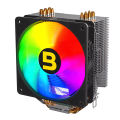Boost Frost RGB Air Cooler - 120mm Fan, 1500 RPM, 185W Heat Dissipation, 4-Pin PWM, ARGB Lights. 