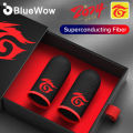 BlueWow 【Free Fire】Gaming Finger Cots Superconducting Carbon Fiber and Highly Sensitive Suitable for PUBG Mobile Game Touch Screen Ultra-thin Comfortable Durable Breathable Gaming Finger Cots. 