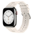 Doth New Applicable ApplewatchS9 Apple Hermes Strap iwatch Silicone Sports Wristband. 