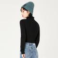 Ladies Premium High Neck Full Sleeve Pullover Stretchable  Cotton & Lycra Turtleneck Tops Sweatshirt. 