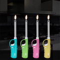 4 pcs Lighter Electronic Ignition Gas Stove Natural Gas Kitchen Extended Pulse Long Nose Lighter Open Flame Lighters. 