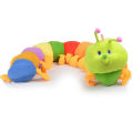 Cute Colorful Inchworm Caterpillar Soft Comfortable Kids Doll Throw Pillow Toy. 