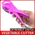 AABA MALL Kitchen Cutter Vegetable Fruit Cutter Slicer Multi Purpose Sharp Cuter Kitchen Gadget Tool for Banana Carrot Gobhi Cauliflower Cucumber Tomatoes Green Chili Almonds Cutting - Multi Purpose Easy. 