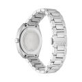 Gucci GG2570 Silver Stainless Steel Black Dial Quartz Watch for Ladies- YA142404. 