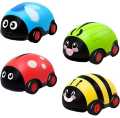 4 Pcs Ladybug Pull Back Car Educational Toys For Toddlers Party Favors Infant Car Toys Educational Toys For Kids Ladybug Toys Pull Back Cars Kids Trucks Sports Car Abs Grasp Child. 