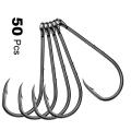 50 PCS HIGH QAULITY CARBON STEEL BAIT HOLDER FISHNG HOOK FOR SALT AND FRESH WATER. 