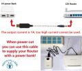 USB power boost wire DC 5V to DC 12V Step UP Module USB Converter Adapter Cable 2.1x5.5mm Plug boost line. 