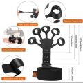 Hand Finger Gripper - Guitar Finger Gripper - Exerciser 6 Resistant Level Gripper - Finger Exerciser for Guitar Players -   Arms Hand Trainer for home. 
