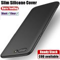 lthmy for OnePlus 5 A5000 Flexible Soft Matte Black Crystal Clear Phone Case Silicone Protective Back Cover. 