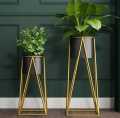 Planters - Planters Pot - Planters Pots flower stand - 2 Metal Plant Flower Floor Stand- Modren Planters Flower Pots - Flower Stands. 