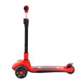 Ferrari Scooty For Kids 3 Wheel Foldable Adjustable Scooter With LED Lights Ferrari Kickboard Heavy Duty For 3to12 Years Kids. 