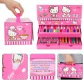 60pcs Princess Artists Drawing Sets Drawing Kits Supplies for Kids Girls, Drawing Painting Set Include Crayons, Coloured Pencils, Watercolour Paints, Coloured Markers, Palette, Paintbrush, HB Pencil, Eraser, Sharpener. 