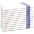 Set of 6 LARGE ,Tea Towels, Soft and Absorbent - Lint Free, Kitchen Dish Towels 50x70 cm. 100% Cotton ,Fade Resistant and Quick Dry.. 