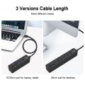 iMice USB HUB 3.0 Multi USB 3.0 HUB Splitter Port 3/6  Multiple USB Hab SD Card Reader High Speed Usb Combo for Computer Laptop（USB3.0 White-3port）. 