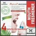 MALAMAH (ALL FOUR) MOUTH FRESHENER MOUTH SPRAY, BREATH FRESHENER ORAL SPRAY FOR FRESH BREATH NON ALCOHOLIC HALAL, 4 TASTY FLAVORS, SPEARMINT FRESHMINT  PEPPERMINT  20ML EACH. 