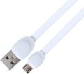 RemaxShell RC-040m Micro USB 2.1A Flat Design Fast Charging and Data Transfer Cable For Android Mobile Phones & Speakers 100 cm – Black/White. 