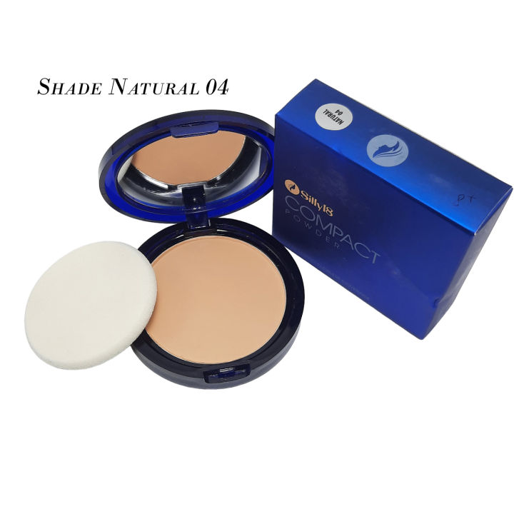 Silly 18 Face Powder Smooth And Clear Compacted Powder Shade 04 Natural