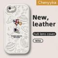 chenyyka For iPhone 6 Plus iPhone 6s Plus Case Fashion Space Astronaut Thin Leather Soft Silicone Full Lens Cover Camera Protect Cases Shockproof Back Cover Casing Softcase. 