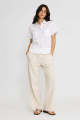 Meme Button Down Shirt With Contrast Stitch For Women. 