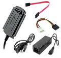 5PCS External AC Power Adapter and SATA/PATA/IDE to USB 2.0 Adapter Converter Cable for Hard Drive Optical Drive. 