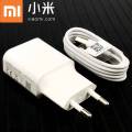 Original XIAOMI Fast Charger 12V/1.5A QC3.0 Adapter USB TYPE C Data Cable For Mi F1 A1 A2 5 6 8 9 SE Redmi S1 S2 Note 7 k20 Pro. 