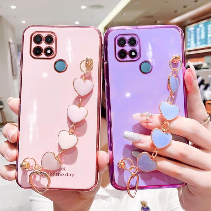 GOKEN Cover per Realme C21Y (Realme C21-Y) / Realme C25Y, Custodia Flip TPU/PU Portafoglio Pelle con Stand/Carte Slot, Chiusura Magnetica 3D Rosa
