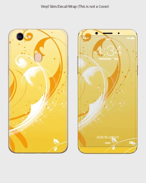 Oppo%20F5%20Youth%20Phone%20Skin%20Front%20Back%20And%20Sides%20Fine%20Yellow%20leafy-1wall801%20-%20Image%203
