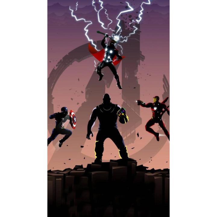 Thanos Avengers Infinity War by the Marvel MCU 2.0 Multiverse Fan Posters Vinyl Paper Quotes Vintage Posters Home Room Art Painting Wall Poster