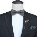 JEMYGINS Fashion Vintage Wool Bow Ties For Men Cravats Cashmere Self Bowtie Pocket Square pin Set For Wedding Party Show Tie. 