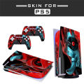 Suitable for Sony PS5 sticker optical drive ps4 game console full body sticker handle anti-slip sticker PS5 film. 
