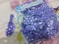 60Pcs 12 inch Purple Polka Dot Balloons 12 Inch Helium Round Party latex Balloons Kit for Birthday Party. 