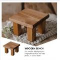 1pc Bed Step Stool Wooden Foot Stand Kitchen Helper Stool Jewelry Display Stand Kids chair wooden stool 8" height. 