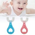 Baby Toothbrush Children's Teeth Cleaning Brush Kids U-Shaped Toothbrush For Children Mouth Oral Cleaning Brush 360 Degrees U Shaped Tooth Dental Training Toothbrushes Oral Care Portable Mouth-Cleaning Manual With Handle Daily Children's Cleaning Food. 