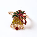 2023 Xmas theme Xmas Napkin Ring Ornamental Metal napkin holder Festive design Napkin Buckle Napkin buckle Table decor Metal Napkin Holder for Holiday parties Christmas dinners Home decoration. 